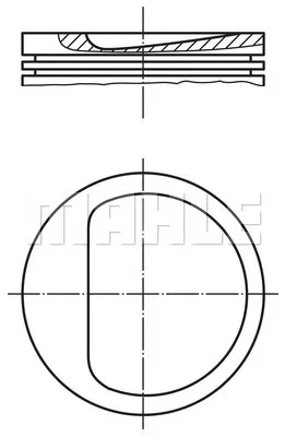 55 27228 0 PERFECT CIRCLE Поршень