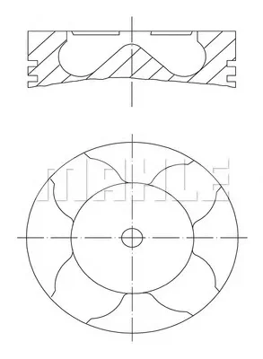 56 00728 0 PERFECT CIRCLE Поршень