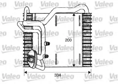 817087 VALEO Испаритель кондиционера