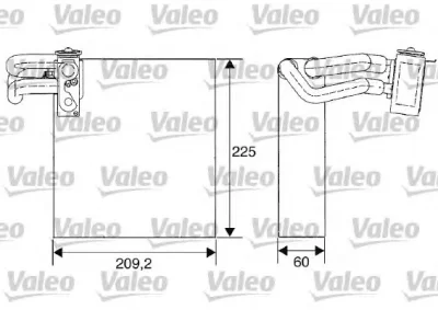 817680 VALEO Испаритель кондиционера