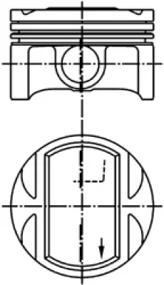 Поршень KOLBENSCHMIDT 94954610