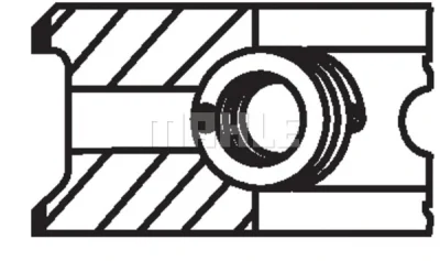 Комплект поршневых колец KNECHT/MAHLE 008 56 N1