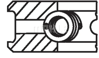 039 48 V0 KNECHT/MAHLE Комплект поршневых колец