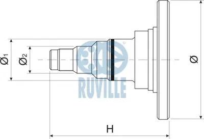 415701 RUVILLE Поворотный кулак