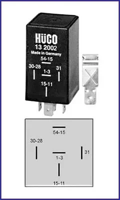 Реле топливного насоса HITACHI/HUCO 132002