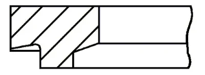 Поршневое кольцо GOETZE 2.0MM 023IWU P F14