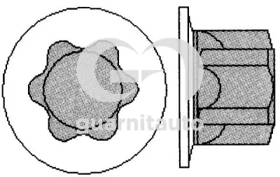 703005-1010 GUARNITAUTO Комплект болтов головки цилидра