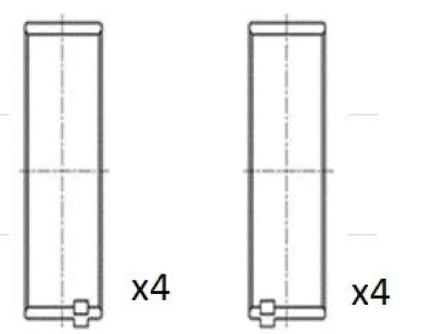 BB2027-025 FAI AUTOPARTS Шатунный подшипник