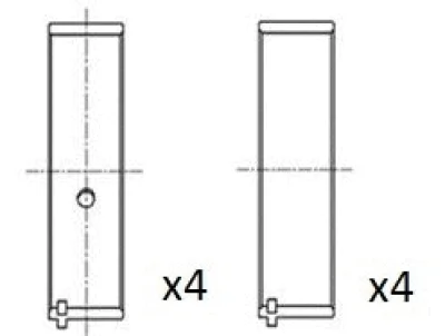 BB2050-STD FAI AUTOPARTS Шатунный подшипник