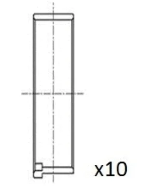 BB2075-010 FAI AUTOPARTS Шатунный подшипник