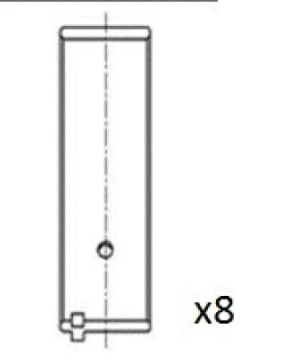 BB2079-025 FAI AUTOPARTS Шатунный подшипник