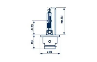 Лампа ксеноновая автомобильная Standard D2R NARVA 84006