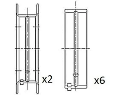 BM1016-050 FAI AUTOPARTS Подшипник коленвала