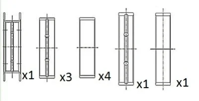 BM1020-025 FAI AUTOPARTS Подшипник коленвала