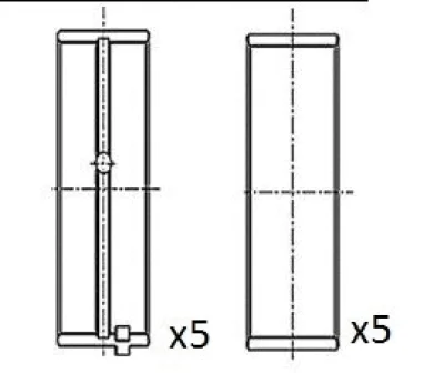 BM1023-050 FAI AUTOPARTS Подшипник коленвала