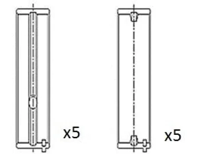 BM1034-050 FAI AUTOPARTS Подшипник коленвала