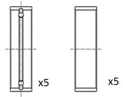 BM1041-050 FAI AUTOPARTS Подшипник коленвала