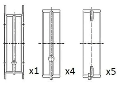 BM1049-025 FAI AUTOPARTS Подшипник коленвала