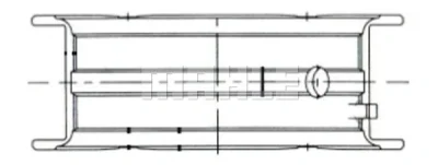 Подшипник коленвала KNECHT/MAHLE 011 FL 19222 000