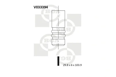 V033394 BGA Выпускной клапан