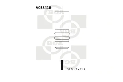 Выпускной клапан BGA V033416