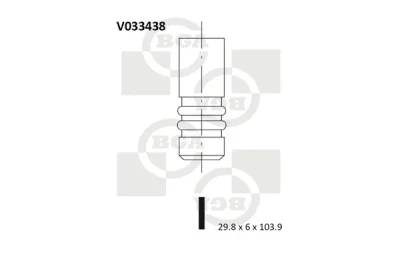 V033438 BGA Выпускной клапан