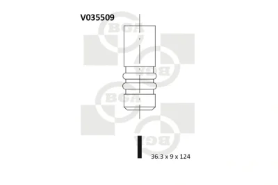V035509 BGA Выпускной клапан