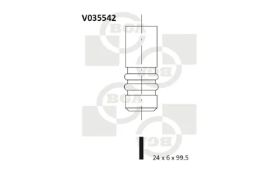 V035542 BGA Выпускной клапан