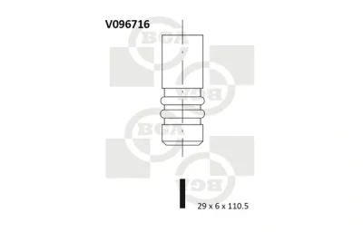 V096716 BGA Выпускной клапан