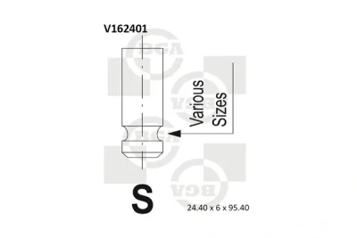V162401 BGA Выпускной клапан