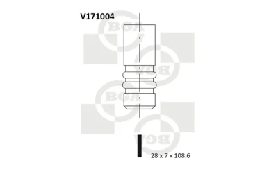 V171004 BGA Выпускной клапан