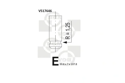 V517646 BGA Выпускной клапан