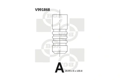 V991868 BGA Выпускной клапан