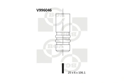 V996046 BGA Выпускной клапан