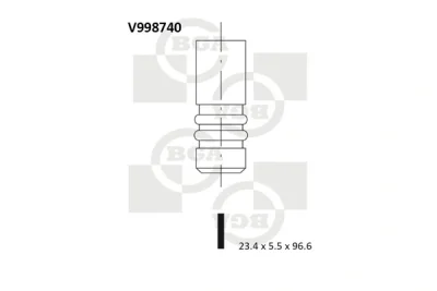 V998740 BGA Выпускной клапан
