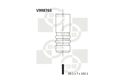 V998763 BGA Выпускной клапан