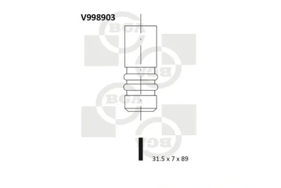 V998903 BGA Выпускной клапан