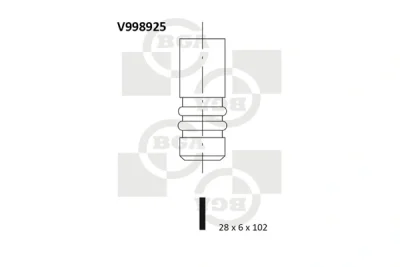 V998925 BGA Выпускной клапан