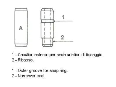 01-2498 METELLI Направляющая втулка клапана