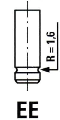 VL139900 IPSA Впускной клапан