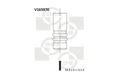 Впускной клапан BGA V165970