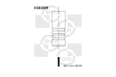 Впускной клапан BGA V181009