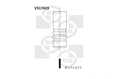 Впускной клапан BGA V517419