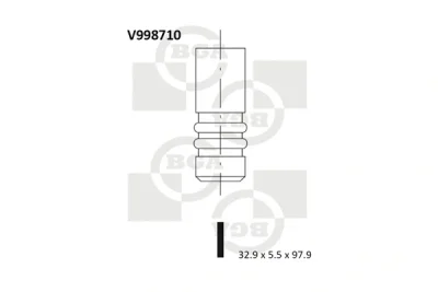 Впускной клапан BGA V998710