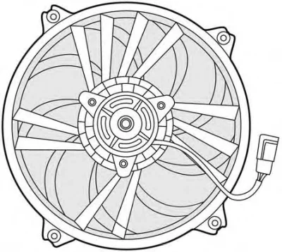 1209643 CTR Вентилятор охлаждения радиатора