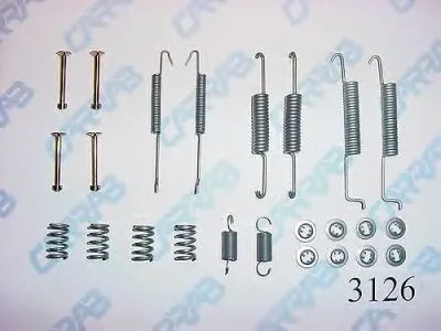 3126 CARRAB BRAKE PARTS Ремкомплект тормозных колодок (пружинки)