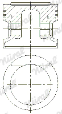 87-109707-20 NÜRAL Поршень