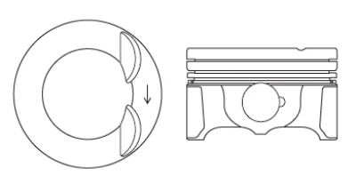 PK28-000 FAI AUTOPARTS Поршень