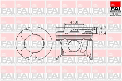 PK6-000 FAI AUTOPARTS Поршень