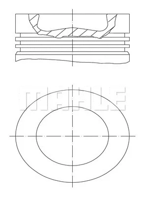 Поршень KNECHT/MAHLE 003 16 00